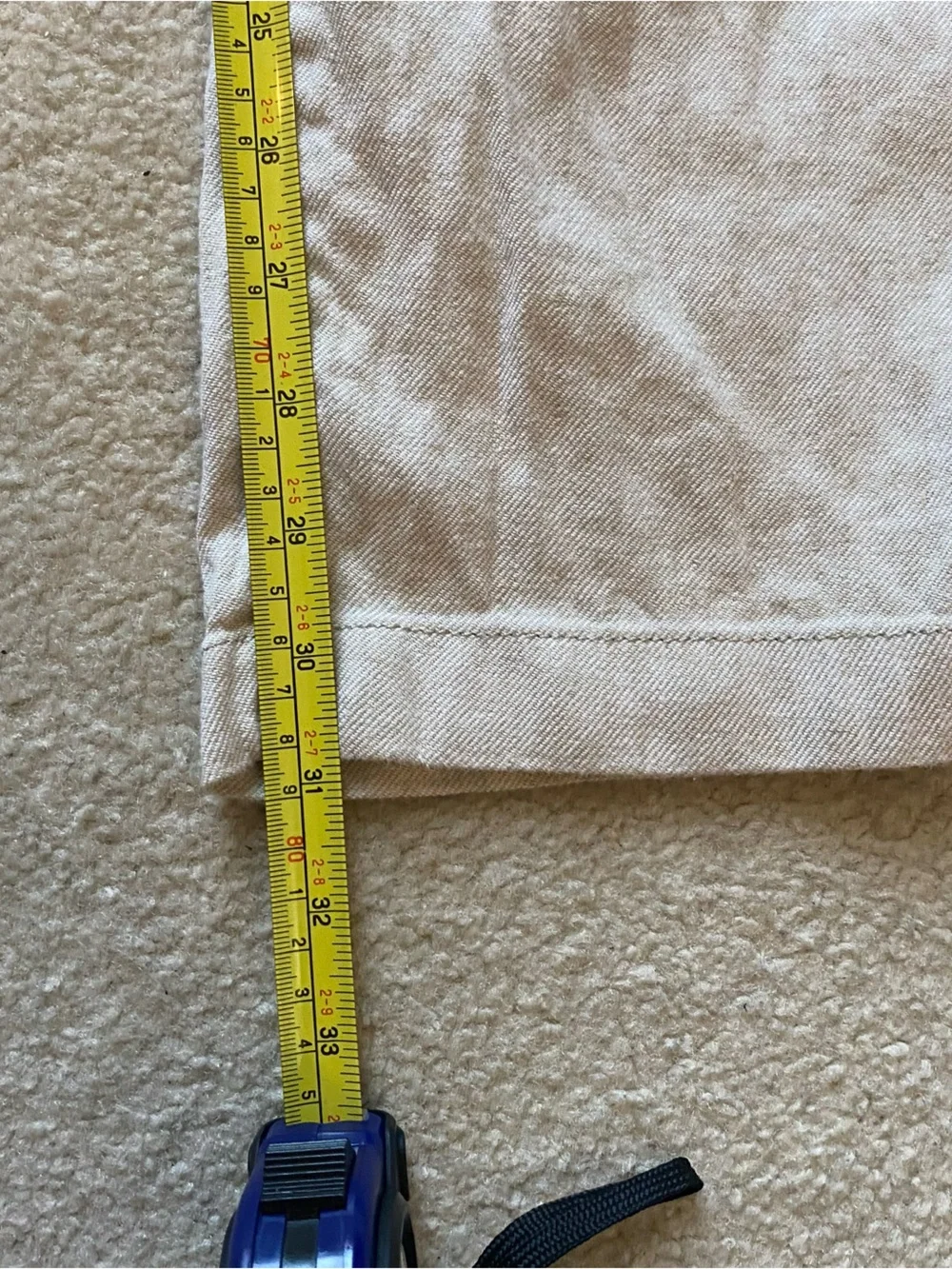 Tommy Bahama Pants Mens Large Beige Linen Blend Casual Beach Fits 32x31